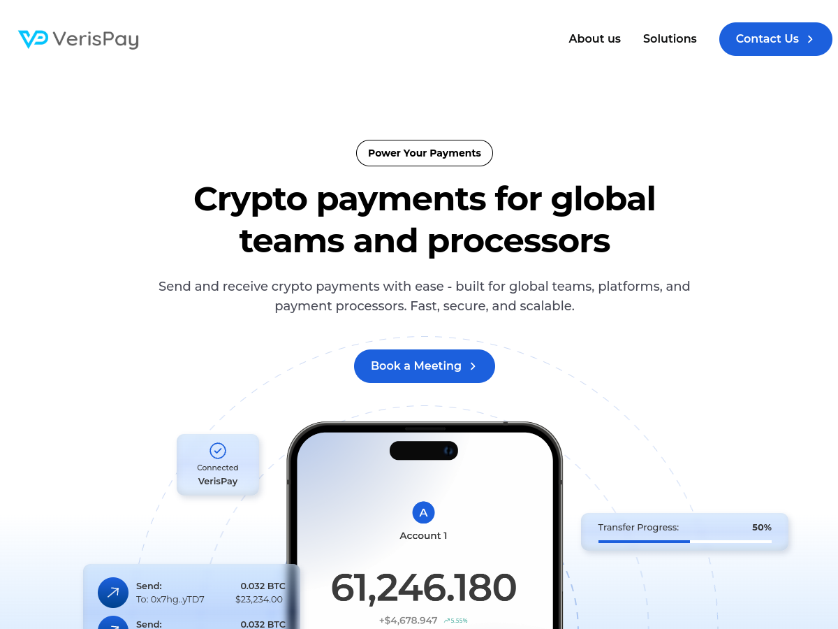 Screenshot of verispay.app
